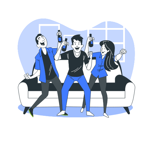 Growing audience illustration